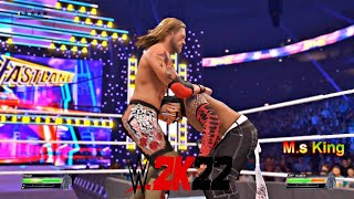 WWE 2k22 - Edge VS. Jeff Hardy (Full Match) on Fastlane in Hindi