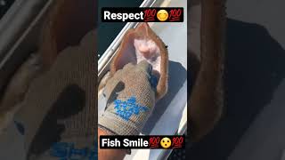 Amazing fish smile💯😊💯 | #shorts #amazing #fish #fishlover #fishing #fishsmile