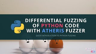 Differential Fuzzing to find logic BUGS using Google Atheris fuzzer - Python Security #3