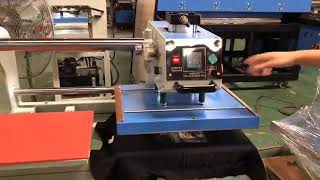 Pneumatic double station heat press