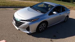 2019 Toyota Prius Prime electric plugin gas mileage report and 1 year review - part 2