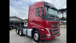 VENDIDO Volvo Fh 500 Cab. Globetrotter 6x2 ano 2023/23 Vermelho *VENDIDO*