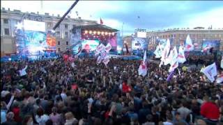 Moving Heroes "Crazy" live (Palace Square St. Petersburg 2009)