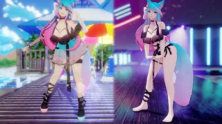 【MMD】Ryan.B (D-DAY) - 小鹿亂撞 I’m Feeling Good (Swimsuit Silvervale)