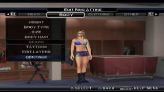 WWE SvR 2011 How to make Emma