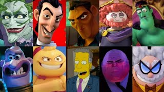 Defeats of my favourite animated non-disney villains part I (Remastered +100 subcribers)