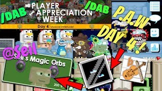 @Seil's Magic Orbs + /Dab + NEW VIOLIN Notes l P.A.W Day 4 l Growtopia