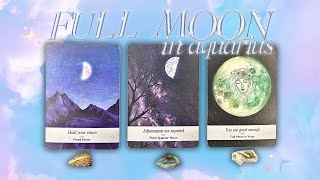 Revealing the Lunar Magic: Dive into THIS Aquarius Super Full Moon 🌕 ♒️ | ♡ Pick a Card ♡