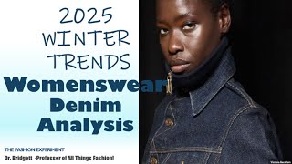 2025 Winter Trend Analysis - Women's Denim Styles