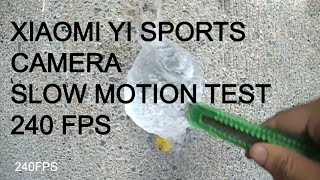 Xiaomi Yi Sports Camera Slow Motion Video Test