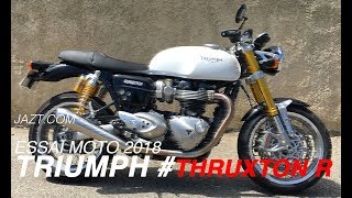 Triumph Thruxton R - Essai moto Triumph Provence