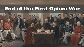 29th August 1842: The First Opium War ends when Britain and China sign the Treaty of Nanking