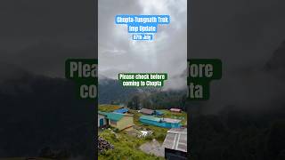 Chopta Important Update - 07th July 2023. Please check before coming #chopta #tungnath #trekking