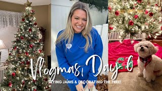 VLOGMAS DAY 6- Trying Jams & Decorating the Tree!