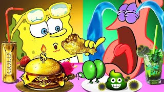 SPONGEBOB Vs PATRICK MUKBANG ANIMATION COMPLETE EDITION | SLIME CAT