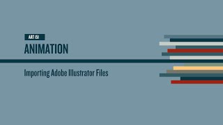 Import Illustrator Layered Files into Adobe Animate