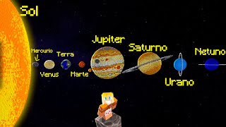 EU FIZ TODOS OS PLANETAS DO SISTEMA SOLAR NO MINECRAFT