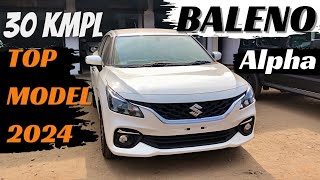 NEW BALENO 2024 ALPHA [TOP MODEL] | YEH ALLROUNDER HAI WITH SAFETY @11 LAKHS 🤩|| WHEELSADDICT