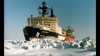 Дорога во льдах. Севморпуть.