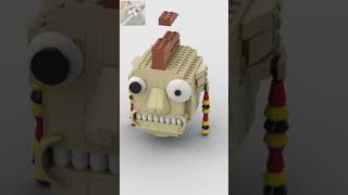 LEGO® Brick the voodoo head custom speedbuild animation  short new