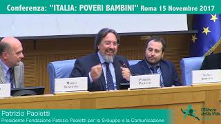 Patrizio Paoletti - Conferenza ITALIA: POVERI BAMBINI