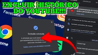 Como Limpar o HISTÓRICO de PESQUISA do YOUTUBE