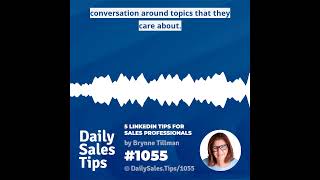 1055: 5 LinkedIn Tips for Sales Professionals - Brynne Tillman