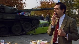 Tank DESTROYS Mr Beans Car! | Mr Bean Live Action | Funny Clips | Mr Bean