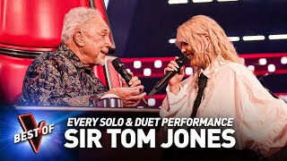 Every Sir TOM JONES Solo & Duet Performance on The Voice UK