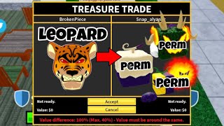 What People Trade for Leopard Fruit in Blox Fruits?! Trading Leopard Fruit *Rating Trades*