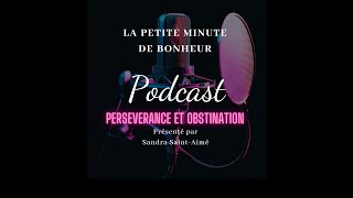 Podcast:Persévérance et obstination