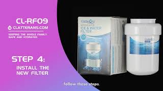 How to Install the Replacement for GE Smartwater, Kenmore 9991 Water Filter & Hotpoint HWFA