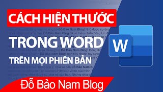 Cách hiện thước đo trong Word 2021, 2019, 2016, 2013, 2010...