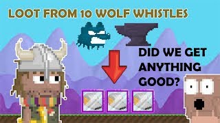 Growtopia - Loot From 10 Wolf Whistles