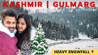 -7°C Gulmarg ❄️ Heavy Snowfall | 2 january Kashmir 2023 | Srinagar Kashmir Vlog