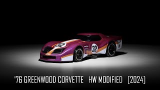 Hot Wheels '76 Greenwood Corvette HW Modified [2024]