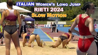 Highlights ITALIAN Women's Long Jump U23 [Slow-Motion Moments]