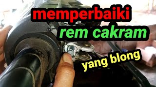 cara mengatasi rem cakram yang blong