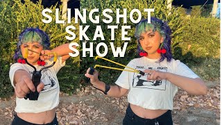 Sling-shooting on Roller Skates ! 😳