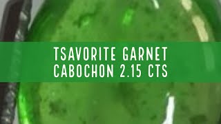 Buy 2.15 Carat Tsavorite Garnet Oval Cabochon – 9 x 7.1mm Loose Gemstone