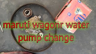 maruti wagonr water pump change#ASHADULAUTOSERVICE