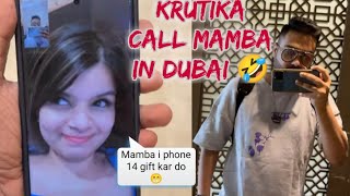 Krutika dimand iphone 14 || Mamba Funny reply  krutika 🤣