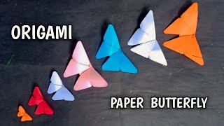 How to make origami paper butterfly 🦋 / DIY craft / paper butterfly making Ideas / Origami craft