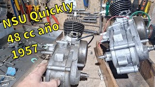 Desarmando y armando🔧🔩 ciclomotor NSU QUICKLY 48 cc año 1957 🤔🏍Mecánica de Motos Antiguo y Clásicas😅