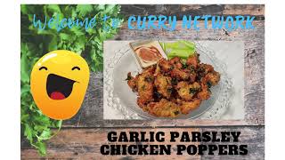 Garlic Parmesan Chicken Poppers Easy Snack