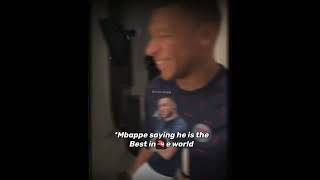 Ronaldo and Mbappe saying they are the Greatest of all time🐐✨