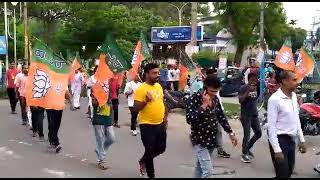 Vehement protest on the streets of Kalyani Bidhansabha today