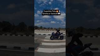 Superbike Flyby🔥 Comment your fav bike  #kawasaki #yamaha #zx10 #h2r #z900 #r15 #shortvideo #jammu