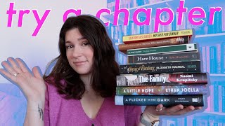 Try a chapter (I'm not on the floor this time) | Drinking By My Shelf