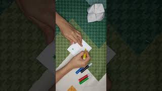 How to make a PAPER FORTUNE TELLER OUT OF PAPER #papercraft #origamicraft #paperfortuneteller